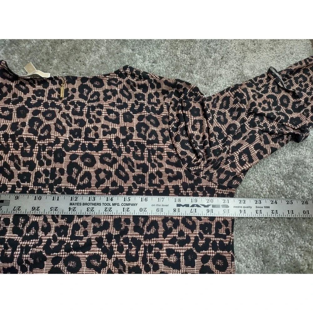 Michael Kors Animal Print  3/4‎ Sleeves Dress Size XL